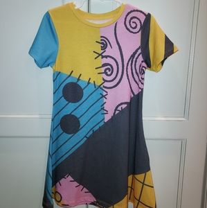 The Nightmare Before Christmas Sally Costume Dress and Wig 5T/6T